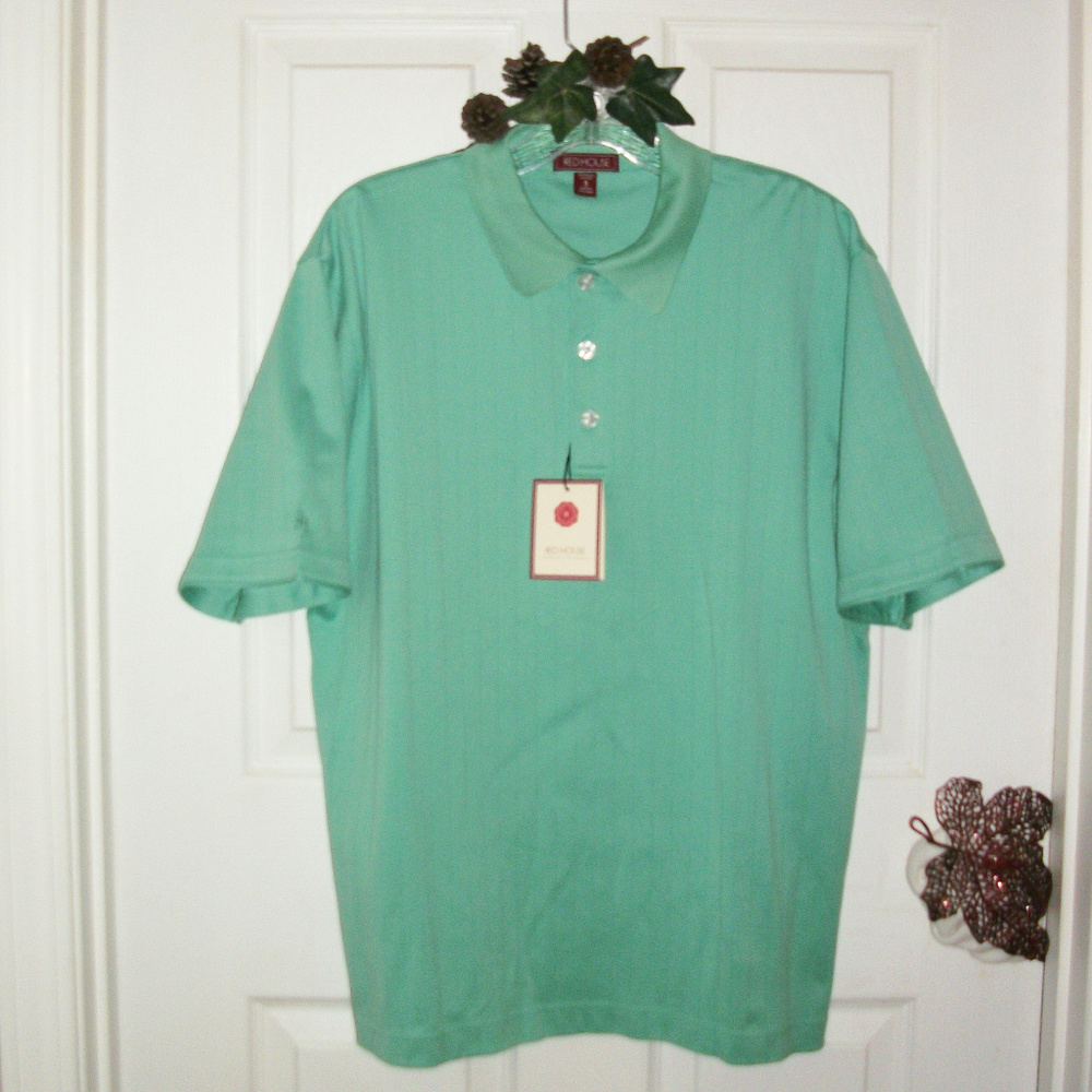 Red House Short Sleeve Polo 100% Cotton NWT